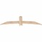 Ekena Millwork Bellingham Smooth Timber Gable Bracket, Douglas Fir, 72"W x 21"H x 1 1/2"D x 5 1/2"F, 7/12 Pitch GBW072X21X0206BEL00SDF - alternate 5